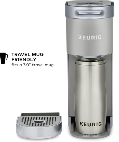 K-Mini plus Single Serve K-Cup Pod Coffee Maker, Studio Gray