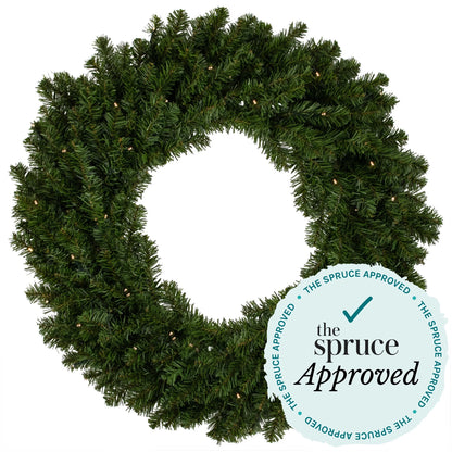 24" Unlit Canadian Pine Artificial Christmas Wreath