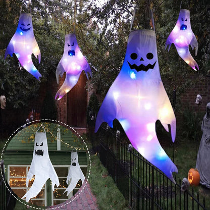 Halloween Decoration 2024 Halloween Ornaments Scary Halloween Hanging Accessories Party Halloween Decoration Luminous Pumpkin