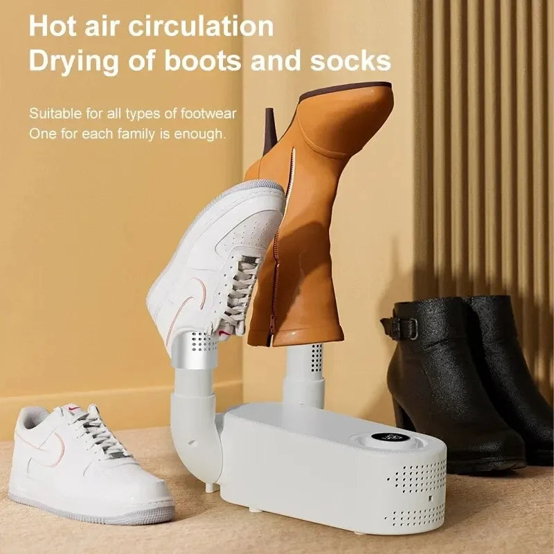 Electric Shoes Dryer Heater Deodorizer Dehumidifier Shoe Drying Machine Portable Foldable Smart Electric Shoe Drying Foot Warmer