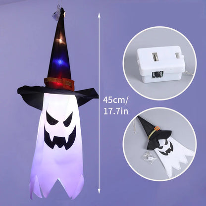 Halloween Decoration 2024 Halloween Ornaments Scary Halloween Hanging Accessories Party Halloween Decoration Luminous Pumpkin