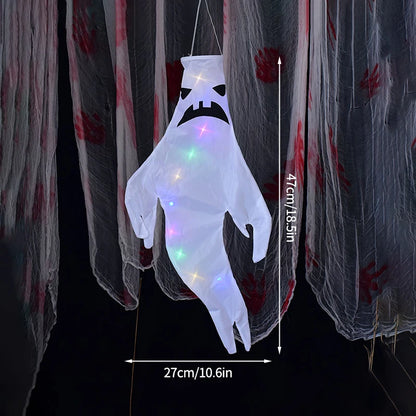 Halloween Decoration 2024 Halloween Ornaments Scary Halloween Hanging Accessories Party Halloween Decoration Luminous Pumpkin