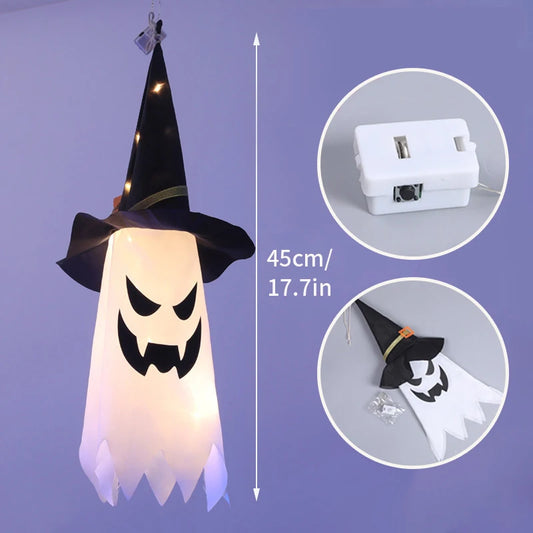 Halloween Decoration 2024 Halloween Ornaments Scary Halloween Hanging Accessories Party Halloween Decoration Luminous Pumpkin