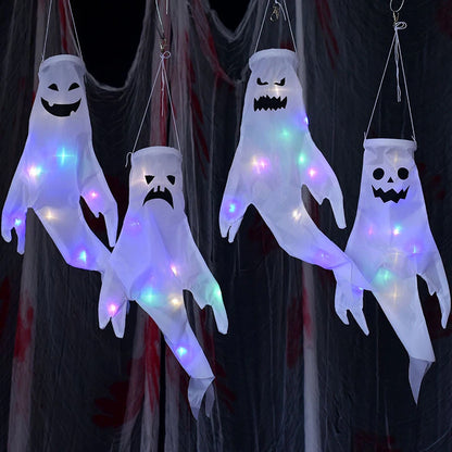 Halloween Decoration 2024 Halloween Ornaments Scary Halloween Hanging Accessories Party Halloween Decoration Luminous Pumpkin