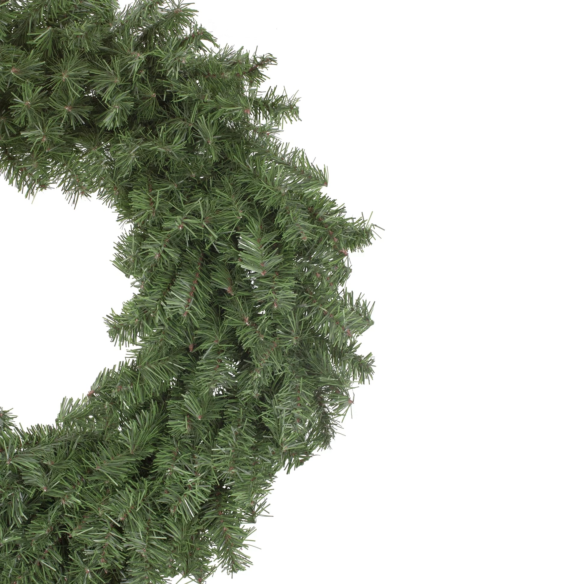 24" Unlit Canadian Pine Artificial Christmas Wreath