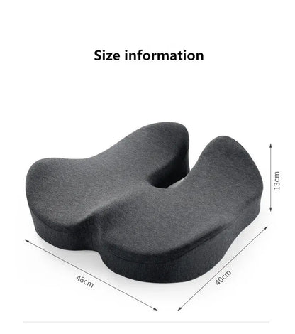 Zeby Rebound Memory Foam Office Chair Cushion Woman Tailbone Pelvis Orthopedic Medical Lady Seat Cushion Beautiful Buttocks Pad